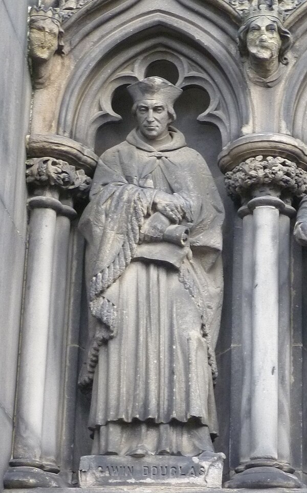 Statue of Douglas on St Giles' Cathedral, Edinburgh