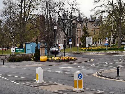 Old Viewforth, the former headquarters of Stirlingshire County Council