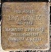 Stolperstein Caspar-Theyß-Str 24 (Schmar) Lina Hurwitz.jpg