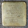 Betti Rosendorff, Lübecker Straße 43, Berlin-Moabit, Deutschland