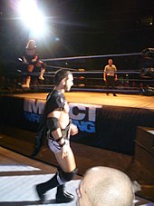 Aries held the TNA X Division Championship six times, his first reign being the longest in the title's history TNA X Division Champion Austin Aries.jpg