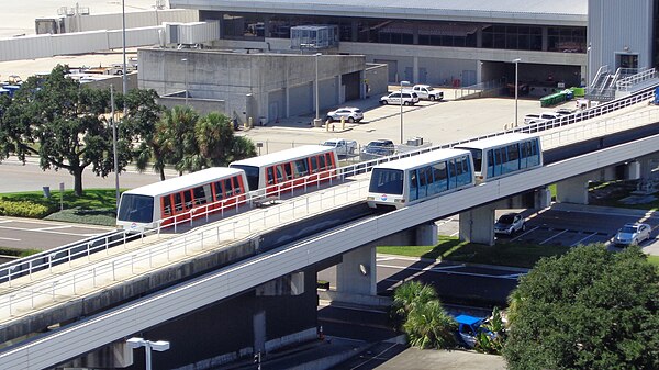 The Tampa International Airport People Movers