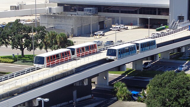 The Tampa International Airport People Movers