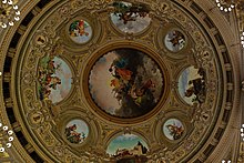 Detail of the ceiling of the large theater hall Teatro Vincenzo Bellini - Catania 18.jpg