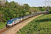 Amtrak's 'Empire Builder' at St. Paul, MN, in 2010