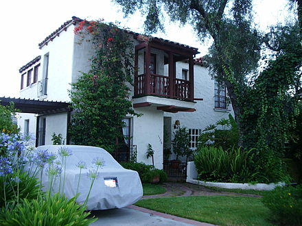 The historic Spanish Colonial Revival Peterson House