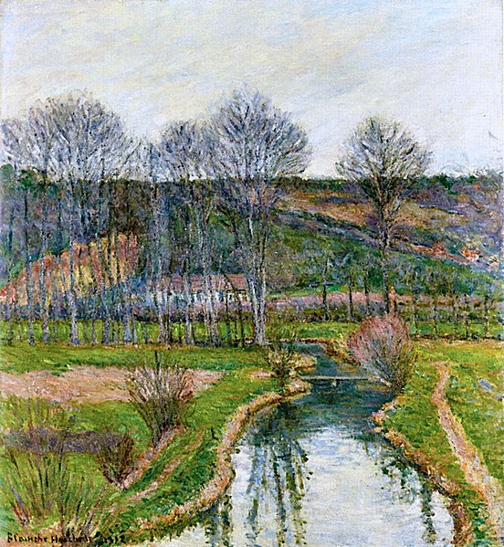 File:The Risle at Beaumont-le-Roger, in Autumn.jpg