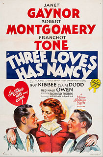 <i>Three Loves Has Nancy</i> 1938 film by Richard Thorpe