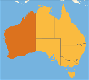 Tigris-Australia location Western Australia.svg