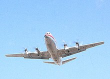 Trans-Canada Airlines Viscount making a low pass sometime in the 1960s