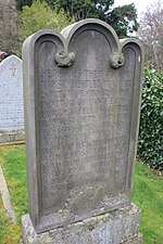 Traquair's grave, Colinton Parish Church graveyard, Edinburgh