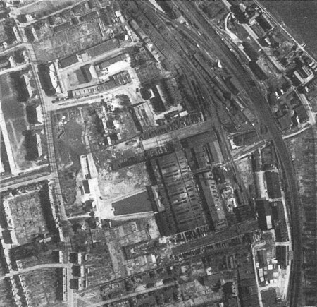Trier Railyard aerial 1943