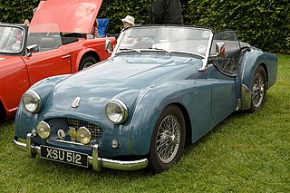 <span class="mw-page-title-main">Triumph TR2</span> British sports car produced between 1953 and 1955
