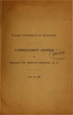 Thumbnail for File:Tulane University of Louisiana- Commencement address (IA tulaneuniversity00john).pdf