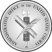 Emblema de la Oficina Administrativa de los Tribunales de los Estados Unidos