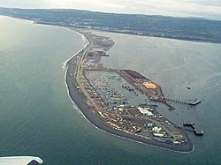 View of the Homer Spit and boat harbor
