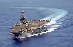 De USS Carl Vinson (CVN-70).