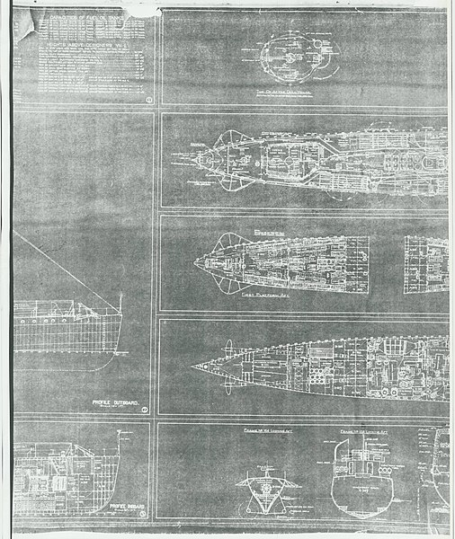 File:USS Preston (DD-19)- Booklet of General Plans - General Information - Profile Outboard. - Profile Inboard - Superstructure. - Main Deck. - Platform Decks. - Hold. - Cross Section - NARA - 117877426 (page 3).jpg