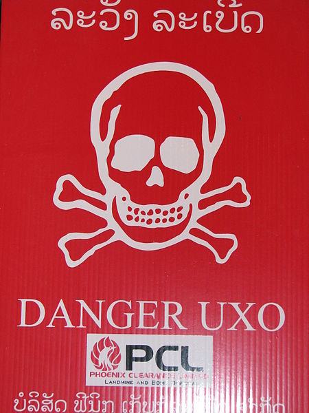 File:UXO warning, Laos 2009. Photo- AusAID (10684527346).jpg
