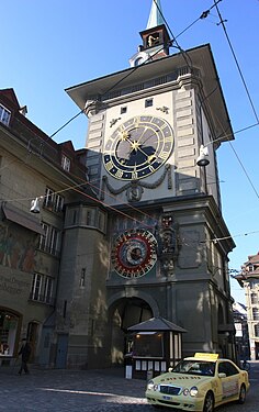 Clock tower „Zytglogge“ in Bern, Switzerland