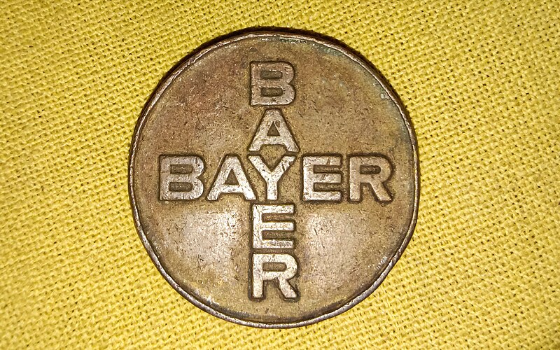 File:Undated token of the Bayer AG, a German multinational pharmaceutical and life sciences company and one of the largest pharmaceutical companies in the world.jpg
