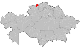 Localisation de District d'Uzunkol