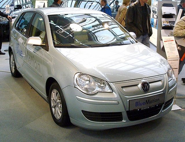 BlueMotion Volkswagen Polo with a more streamlined radiator grille