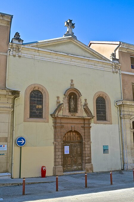 Valence ChapelleCapucins facade