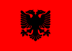 Thumbnail for File:Variant eagle flag of Albania.svg