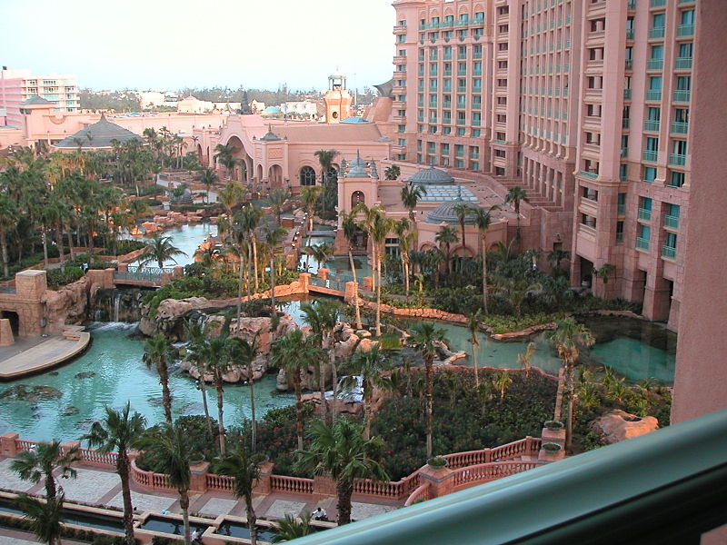 File:View of Aquarium and Pools from Royal Tower Rooms Atlantis 1.jpg