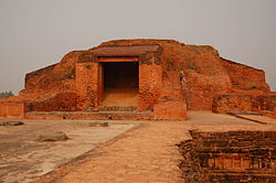 A The Main stupa at the centre