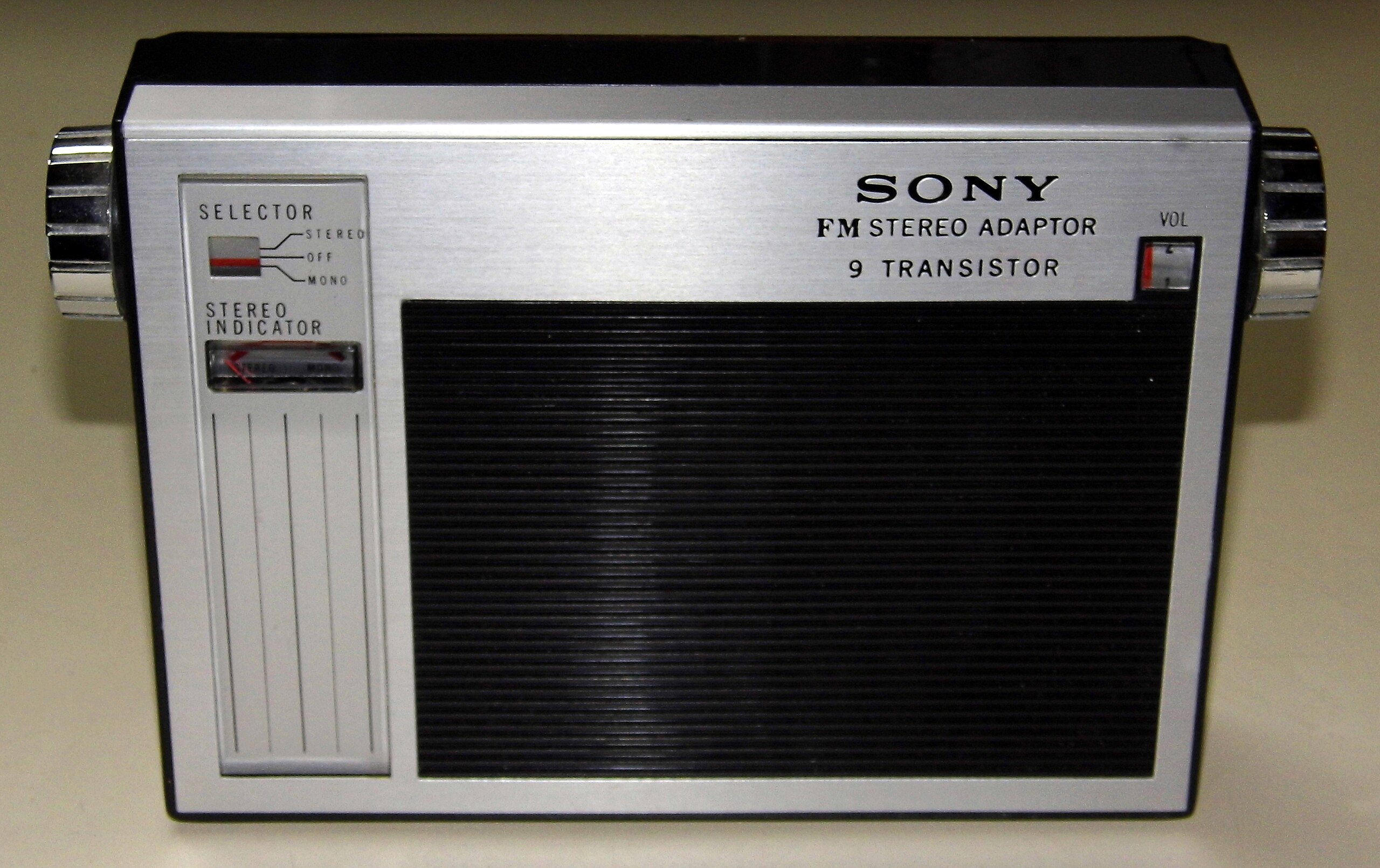 File:Vintage Sony Model STA-110 FM Multiplex Stereo Adapter, 9 