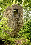 The 1st Walbecker Warte, a watchtower on the Helmstedt dyke (Landwehr) Walbecker Warte 1.jpg