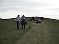 Walk the Wight 2011, seen at West High Down, Isle of Wight.