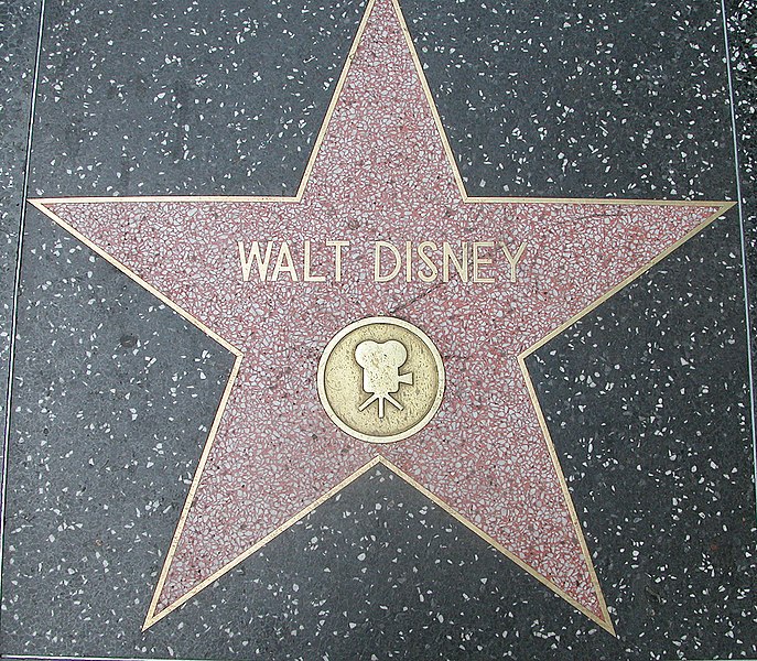 687px-Walt_Disney_Walk_of_fame