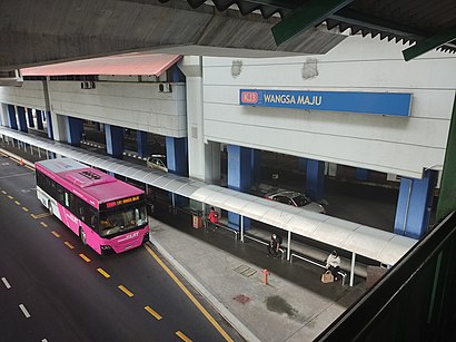 How to get to Stesen Lrt Wangsa Maju with public transit - About the place