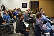 audience at the lecture on Ethnography of Carpathians