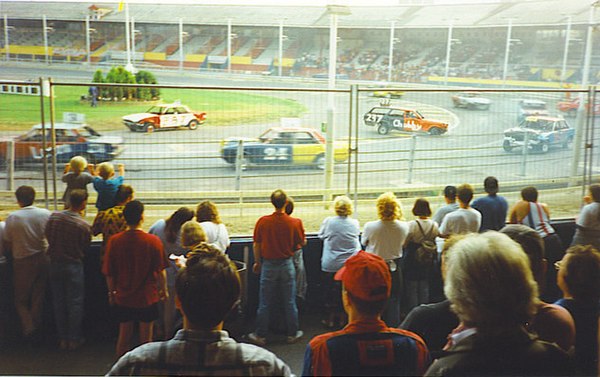 A Stock Car meeting at Wimbledon Stadium