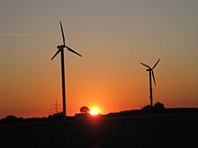 Die beiden Oberjettinger Windkraftanlagen