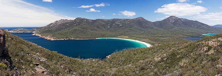 Wineglass Bay at Freycinet Peninsula, by JJ Harrison