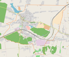 Mapa lokalizacyjna Wolbromia