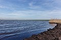 Zicht op IJsselmeer in de bocht van Molkwar (Molkwerum). Locatie, Friese IJsselmeerkust.