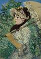 『春』1881年。油彩、キャンバス、74 × 51.5 cm。J・ポール・ゲティ美術館[167]。1882年サロン出展[156]。