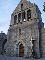 Kościół Saint-André d'Ailhon - fasada.jpg