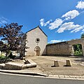 Parvis de l’église paroissiale du XIXe siècle.