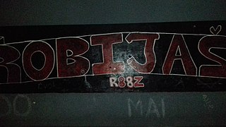 Čelik FC fan graffiti on Jalija