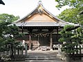 城址に建つ鎮国守国神社