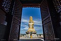 闍城二層的琉璃喇嘛塔