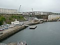 Brest : l'arsenal et le plateau des capucins vus du Pont de Recouvrance (2007)