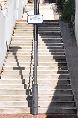 Shadows on stairs